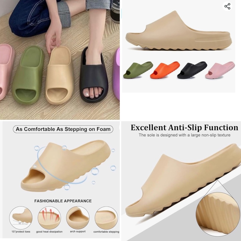 DONATED 👋🏻👋🏻
BRAND-NEW CLOUDWALKERS slip-on sandals unisex lightweight6.5/7M - Picture 7 of 7